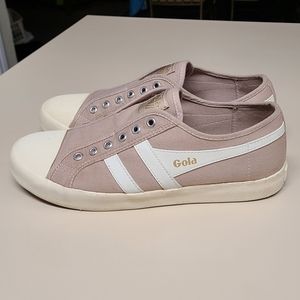 Gola Coaster Canvas slip on sneakers size 10